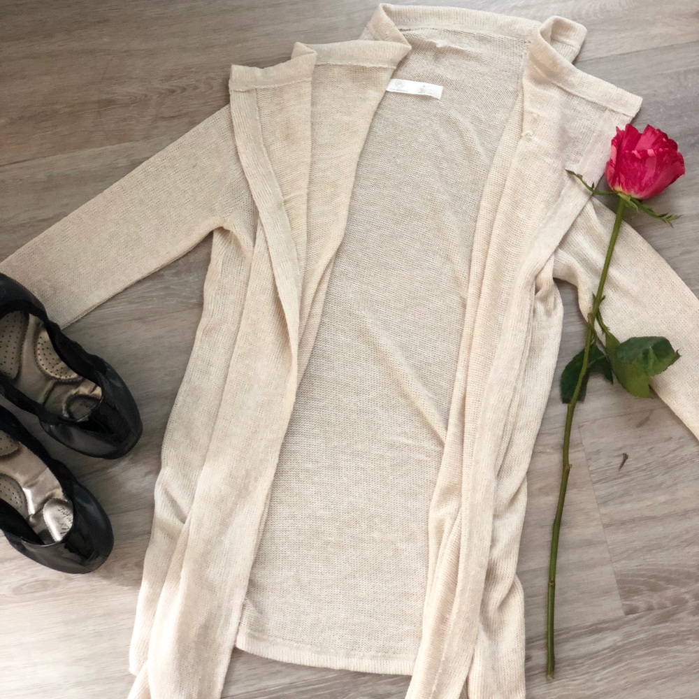 A Cream Cardigan